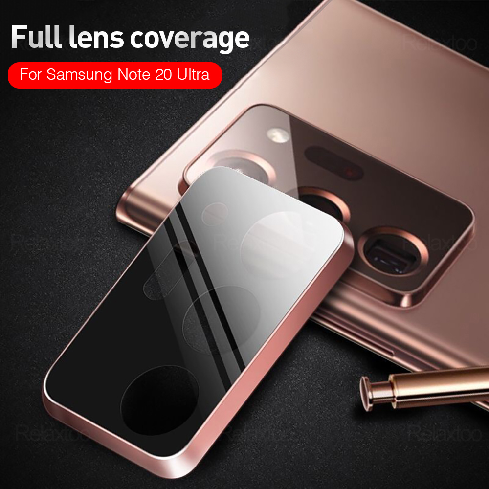 Bakeey-2-in-1-Tempered-Glass--Metal-Circle-Ring-Anti-Scratch-Phone-Lens-Protector-for-Samsung-Galaxy-1734929-3